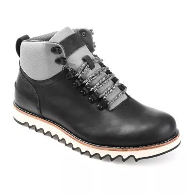 Territory Mens Crash Flat Heel Lace-Up Boots