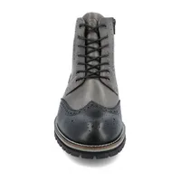 Thomas And Vine Mens Elijah Flat Heel Lace Up Boots