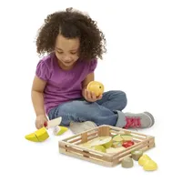 Melissa & Doug Play Fruit-Cutting Crate