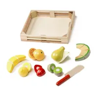 Melissa & Doug Play Fruit-Cutting Crate