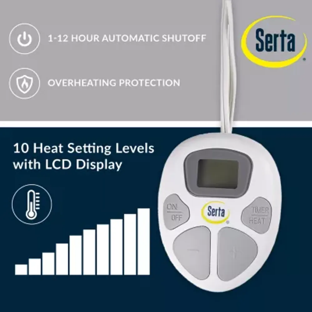 Serta Waterproof Heated Mattress Pad