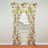 Waverly Emma Garden Rod Pocket Scallop Valance