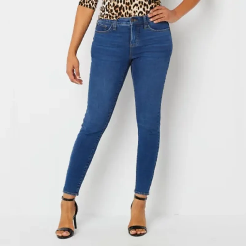 Bold Elements Womens Mid Rise Skinny Fit Jean