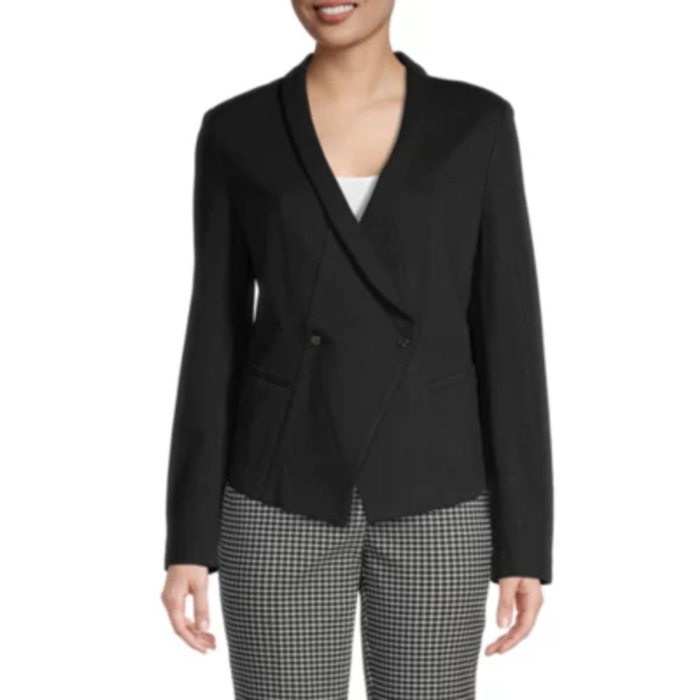 Worthington Womens Classic Fit Double Breasted Blazer | Plaza Las Americas