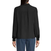 Worthington Womens Long Sleeve Regular Fit Button-Down Shirt