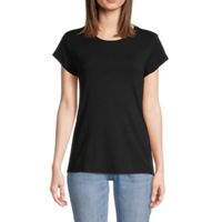 Liz Claiborne Womens Crew Neck Short Sleeve T-Shirt