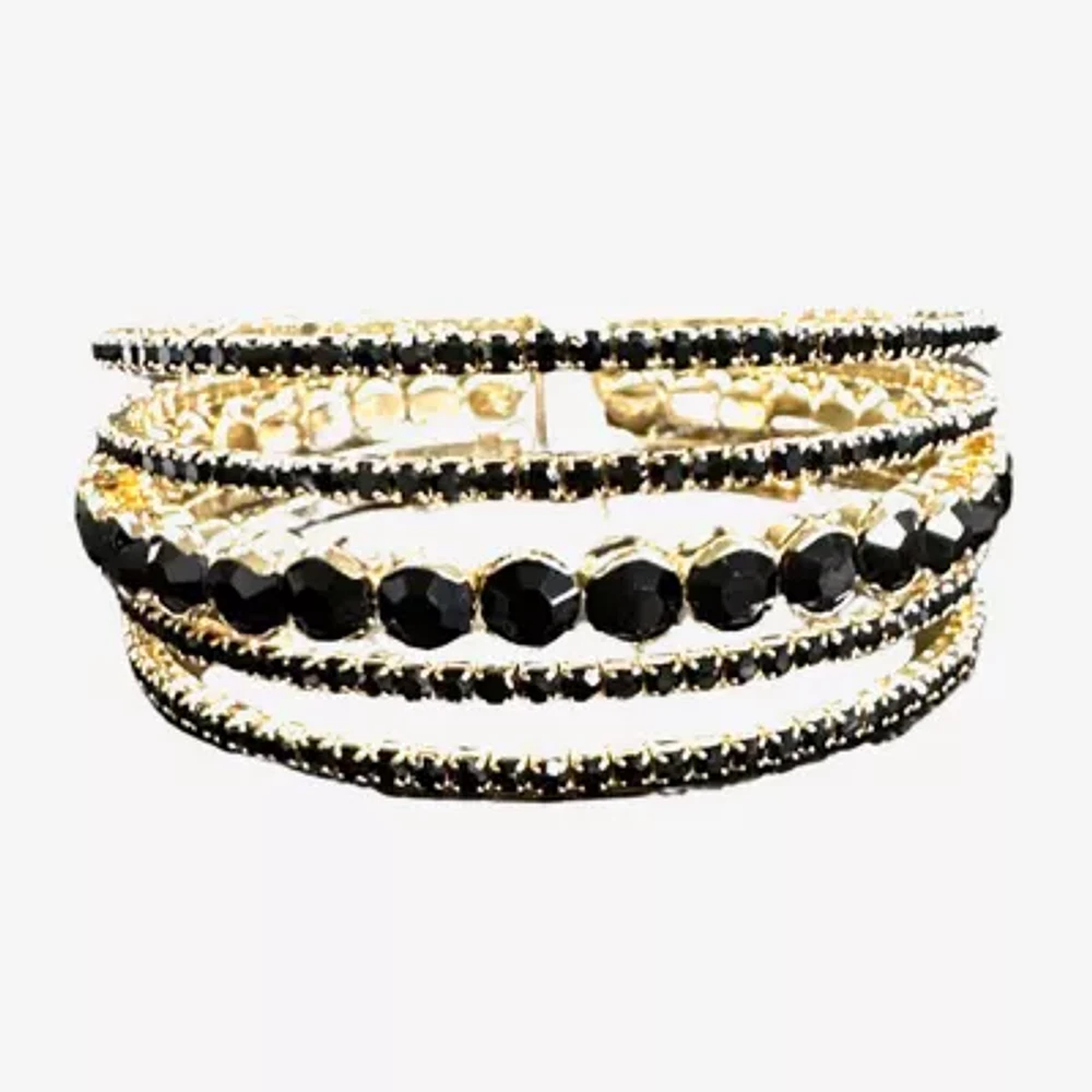 Bijoux Bar Gold Tone Cuff Bracelet