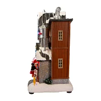 Kurt Adler 10.63" Chocolate Factory Plays Music Lighted Christmas Tabletop Decor