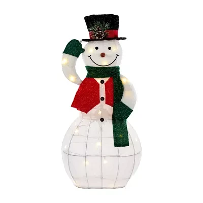 Kurt Adler "36"" Light Up Led Animated Snowman" Christmas Yard Art