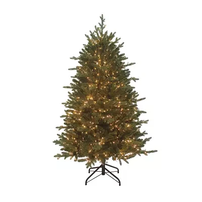 Kurt Adler Warm White Led Noble Foot Pre-Lit Fir Christmas Tree