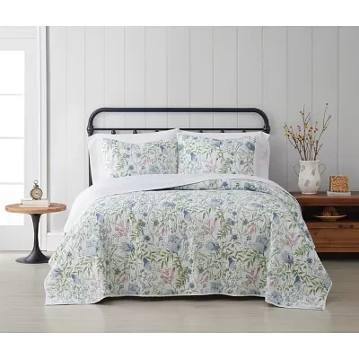 Cottage Classics Field Floral Quilt Set