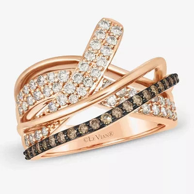 Le Vian® Ring featuring 5/8 cts. Nude Diamonds™  1/4 cts. Chocolate Diamonds®  set in 14K Strawberry Gold®
