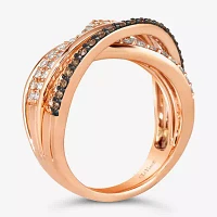 Le Vian® Ring featuring 5/8 cts. Nude Diamonds™  1/4 Chocolate Diamonds® set 14K Strawberry Gold®