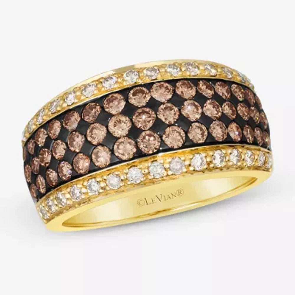 Le Vian® Ring featuring 1 1/5 CT. Chocolate Diamonds® 3/8 Nude Diamonds™ set 14K Honey Gold™