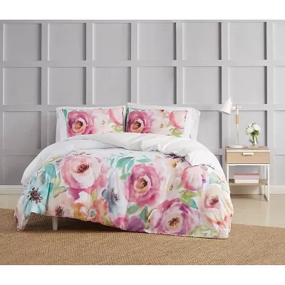 Christian Siriano New York Spring Flowers 3-pc. Duvet Cover Set