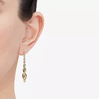 14K Gold Drop Earrings