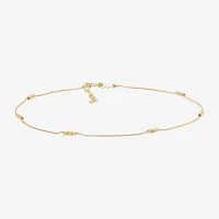 14K Gold 11 Inch Link Ankle Bracelet