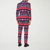 OppoSuits Mens Christmas Nordic Noel 3-pc Suit