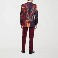 OppoSuits Mens Christmas Classic Cause 3-pc Suit