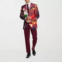 OppoSuits Mens Christmas Classic Cause 3-pc Suit