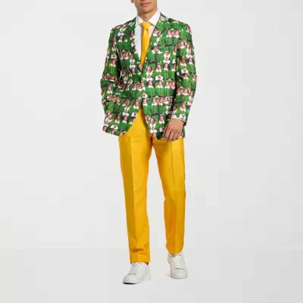 OppoSuits Mens Christmas Elf  3-pc Suit