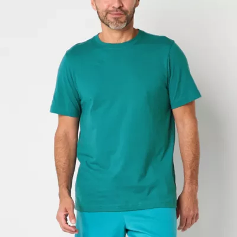 Xersion Xtreme Cotton Mens Crew Neck Short Sleeve T-Shirt