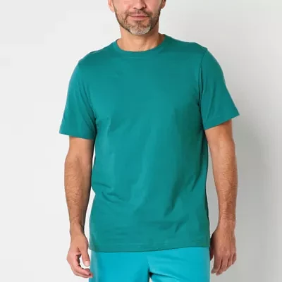 Xersion Xtreme Cotton Mens Crew Neck Short Sleeve T-Shirt