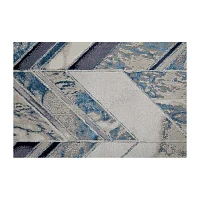 Weave and Wander Armada Modern Herringbone Indoor Rectangular Area Rug