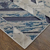 Weave and Wander Armada Modern Herringbone Indoor Rectangular Area Rug