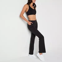 Reebok Womens High Rise Full Length Leggings