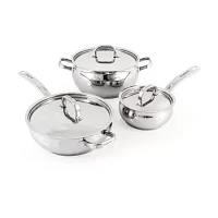 BergHOFF Belly Shape 18/10 Stainless Steel 6-pc. Cookware Set