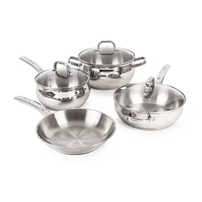 BergHOFF Belly Shape 18/10 Stainless Steel 7-pc. Cookware Set