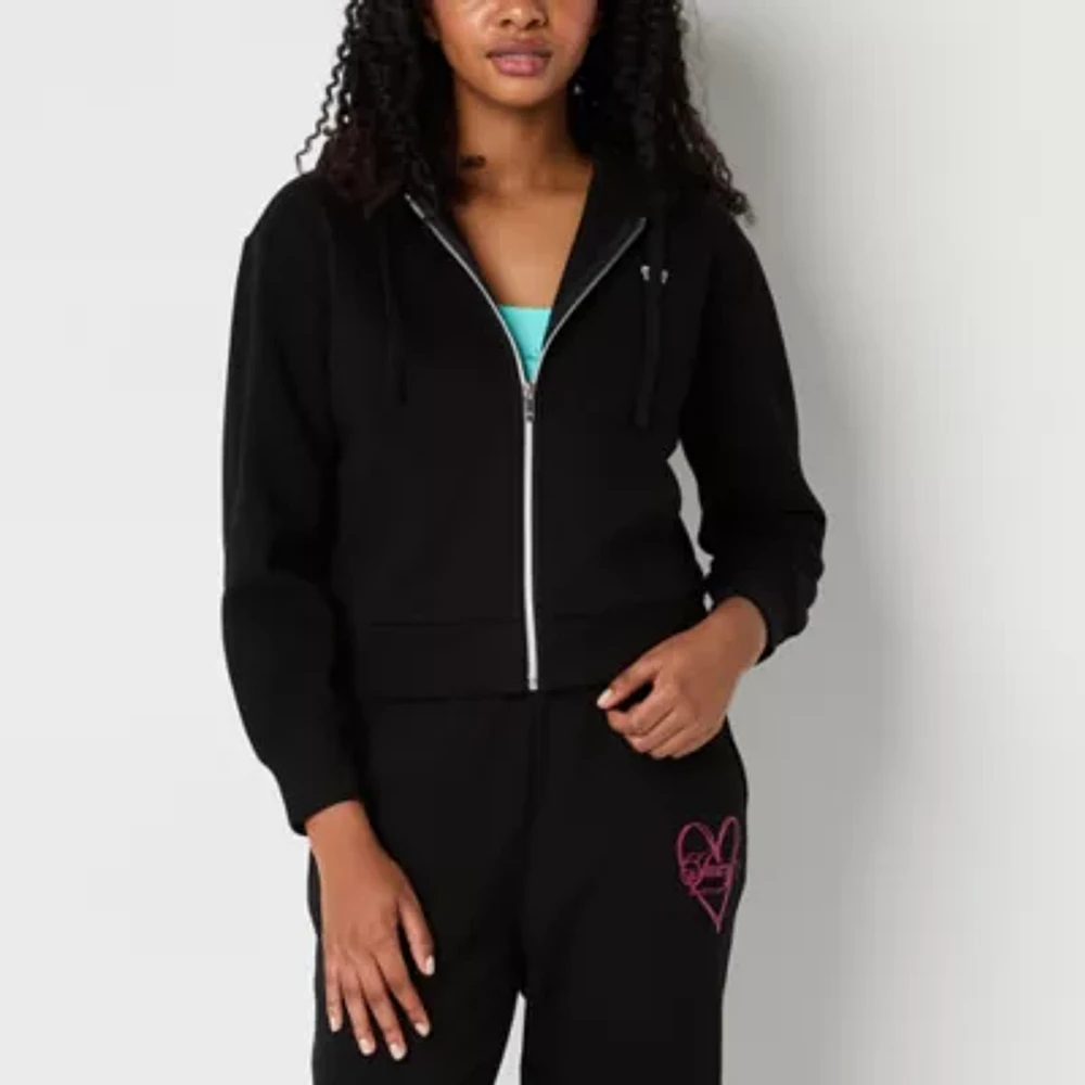 Juicy By Couture Juniors Womens Long Sleeve Zipper Hoodie