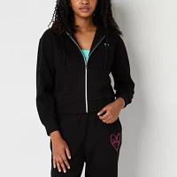 Juicy By Couture Juniors Womens Long Sleeve Zipper Hoodie