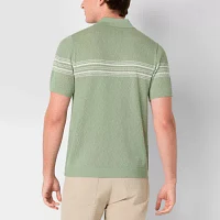 Stylus Mens Short Sleeve Pullover Sweater