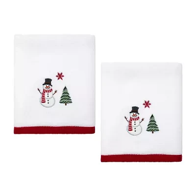 Avanti Winter Snowman 2-pc. Hand Towel