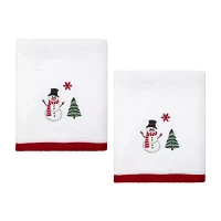 Avanti Winter Snowman 2-pc. Hand Towel