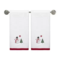 Avanti Winter Snowman 2-pc. Hand Towel