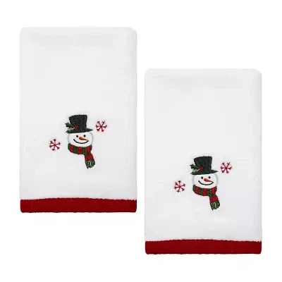 Avanti Winter Snowman 2-pc. Fingertip Towels