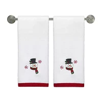 Avanti Winter Snowman 2-pc. Fingertip Towel