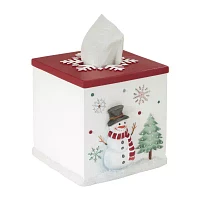 Avanti Winter Snowman Tissue Box Cover