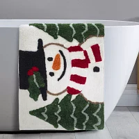 Avanti Winter Snowman Bath Rug