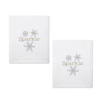 Avanti Snowflake 2-pc. Hand Towel