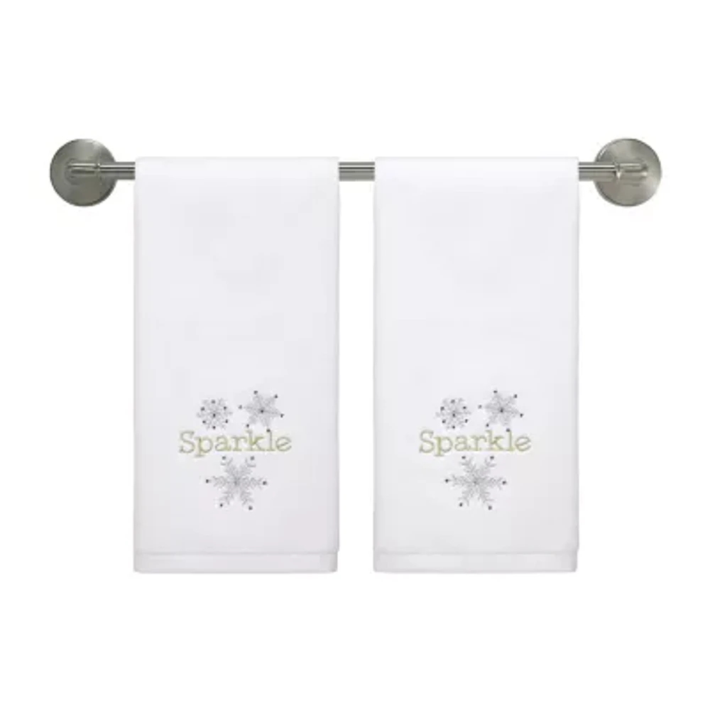 Avanti Snowflake 2-pc. Hand Towel