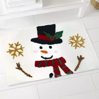 Avanti Snowman Bath Rug