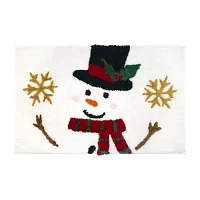 Avanti Snowman Bath Rug