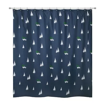 IZOD Pine Shower Curtain