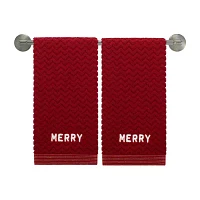 Nicole Miller Merry 2-pc. Hand Towel