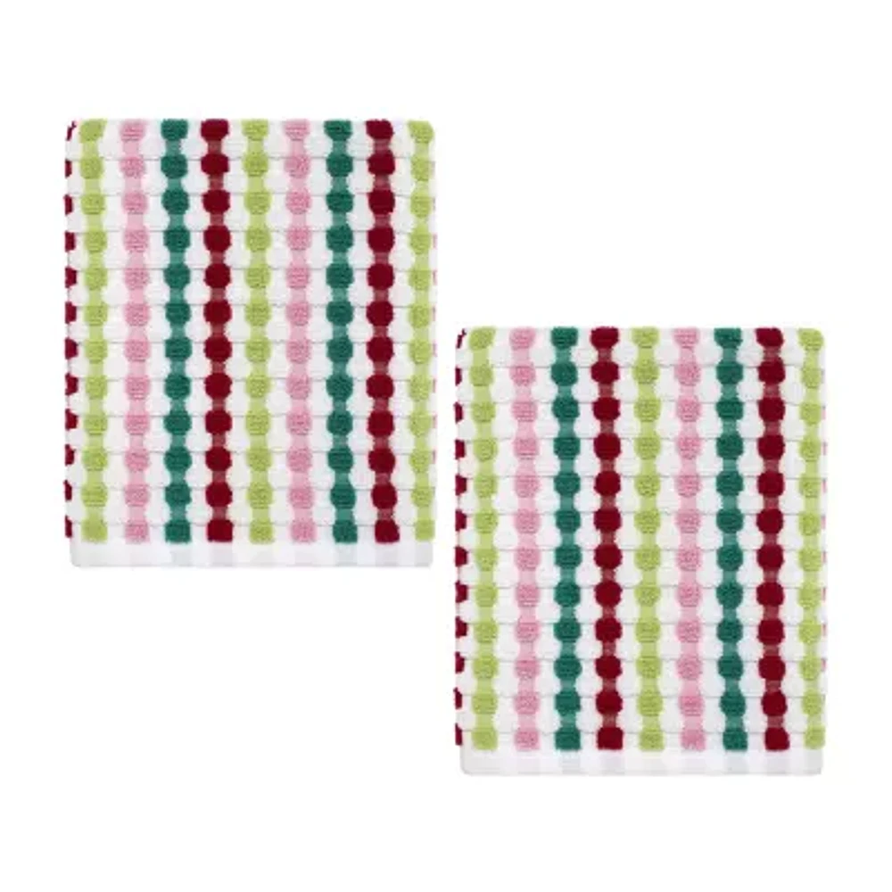 Nicole Miller Merry Dot 2-pc. Hand Towel