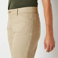 St. John's Bay Secretly Slender Mid Rise Capri Pants